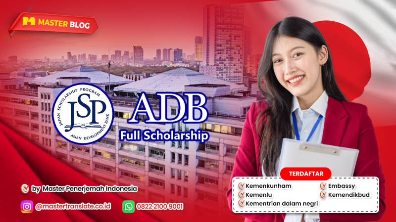 Asian Development Bank Japan Scholarship Program: Persyaratan dan ...